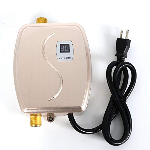 Instant Electric Tankless Hot Water Heater 110V 3800W Mini Shower Kitchen Bath for Home Kitchen Use