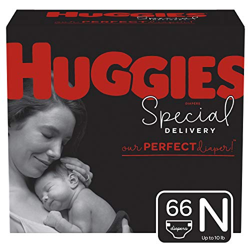 Huggies Special Delivery Hypoallergenic Baby Diapers, Size Newborn (up to 10 lbs.), 66 Count, Giga Jr. Pack