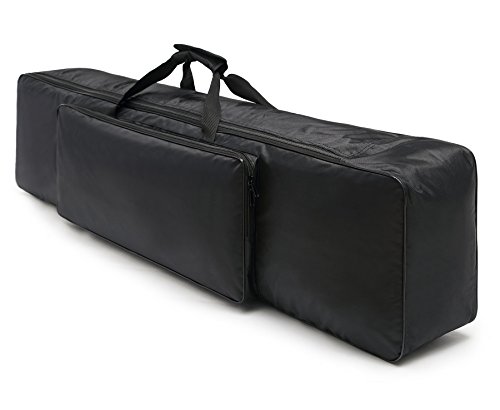 NKTM 88 Key Electric Piano Keyboard Gig Bag,Adjustable and Portable Backpack Straps(NOT FIT ALL 88-KEY KEYBOARDS) 52 x 12 x 6in