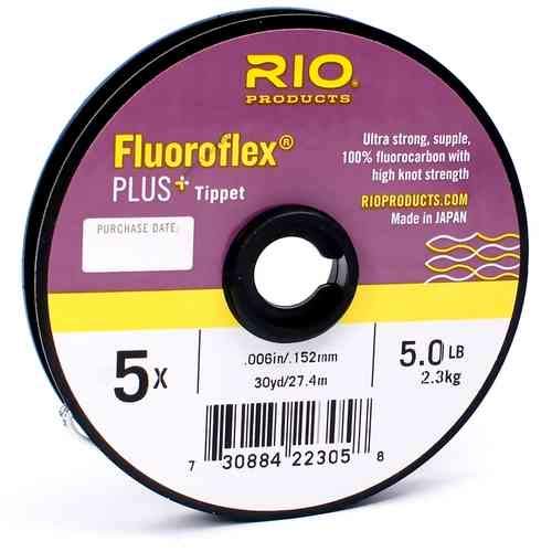 Rio Fly Fishing Tippet Plus Tippet 30yd 5X-5Lb Fishing Tackle, Clear