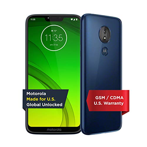 Moto G7 power | Unlocked | Made for US by Motorola | 3/32GB | 12MP Camera | Blue