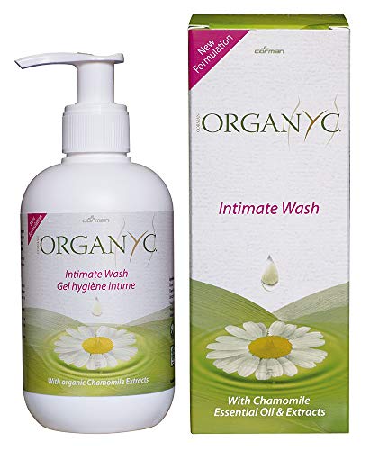 Organyc Intimate Wash for Sensitive Skin, 8.5 Fluid Ounce