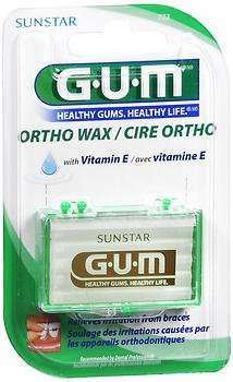 GUM Orthodontic Wax with Vitamin E - Each, Pack of 4