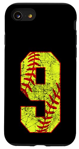 iPhone SE (2020) / 7 / 8 Softball #9 Fast Pitch Love Softball Mom Favorite Player Case