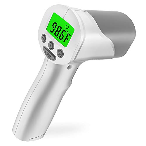 F-Doc v2X Non Contact Forehead Thermometer [Premium 2021 Model], FDA Cleared, 1 Second Results, IR Digital Body Laser Gun to Measure Temperature, Feature Extensive, Instant Results, Auto Power Off