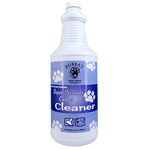 Bubbas Super Strength Concentrate Pet Odor Eliminator Carpet Shampoo Solution | Odor and Stain Remover Pet Carpet Cleaner | Urine Odor Remover Cleaner for Cat Urine and Dog Pee Stains and Odors