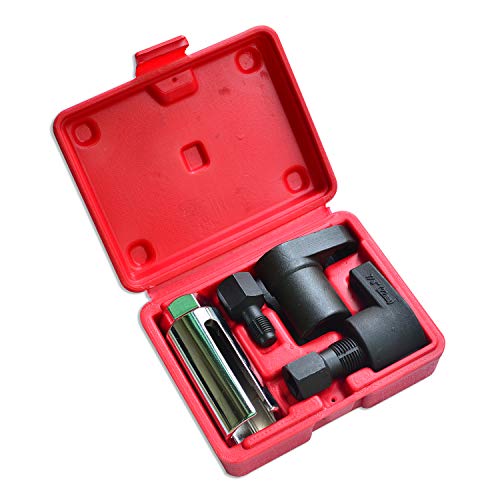 ITEQ 5 Pcs Automotive Oxygen Sensor Socket Wrench Removal Tool and Thread Chaser Set