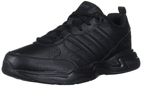 adidas Men's Strutter Wide Fit Classic Lifestyle Sneakers Shoes,core Black/core Black/Grey Six, 9.5 Wide