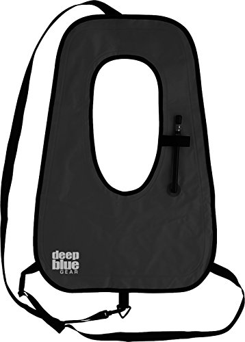 Deep Blue Gear Snorkel Vest, Adult Small/Large, Black