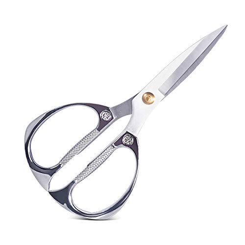 YYP Kitchen Scissors, Solid Stainless-Steel Kitchen Scissors, Heavy Duty Shears for Chicken, Beefs, Poultry, Fish, Vegetables with Sharp and durable blades, Suitable for Home Kitchen or Restaurant