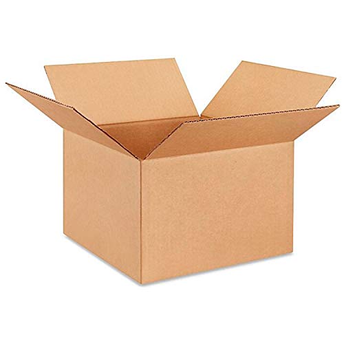 IDL Packaging - B-12128-25 Medium Corrugated Shipping Boxes 12'L x 12”W x 8'H (Pack of 25) - Excellent Choice of Strong Packing Boxes for USPS, UPS, FedEx Shipping