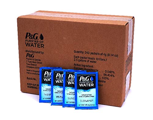 P&G Purifier of Water - Box of 240 packets