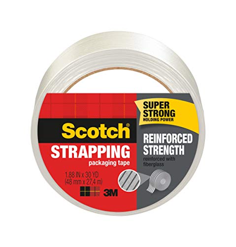 Scotch Brand Strapping Tape, 1.88 x 30 Yards (8950-30), Clear/White