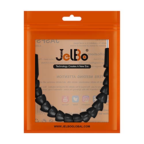JelBo 11.8 Inch Flexible Shaft Extension Bits, 1/4'' Hex Shank Magnetic Screwdriver Bit Holder Connect Link, Flex Drive Quick Connect Adapter of Power Tools Accessories by Electric Drill(Black)