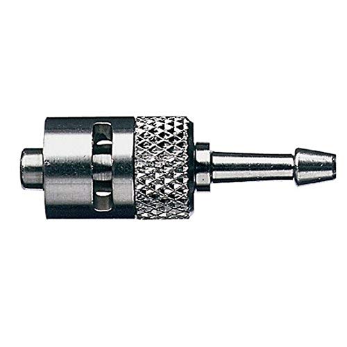 Cadence Luer Fittings, Chrome-Plated Adapter, Male luer-Lock to 1/4' - 5/16' Barb, 1/ea