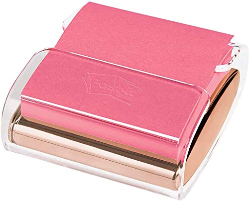 Post-it Pop-up Note Dispenser, Rose Gold, 3 Inches x 3 Inches, 1 Dispenser/Pack (WD-330-RG)