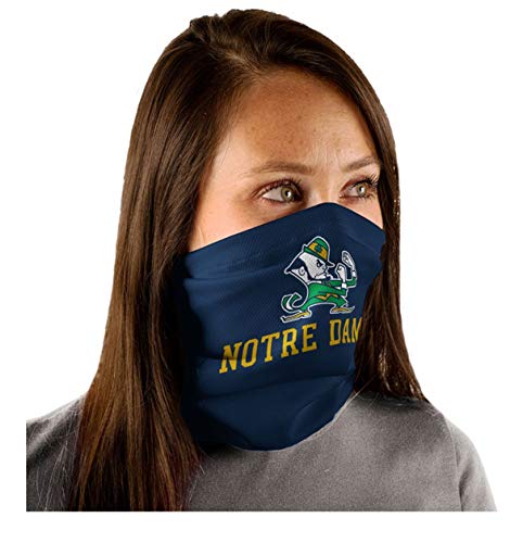 WinCraft NCAA Notre Dame Fighting Irish Logo Fan Wrap Gaiter Mask Headwear - Navy