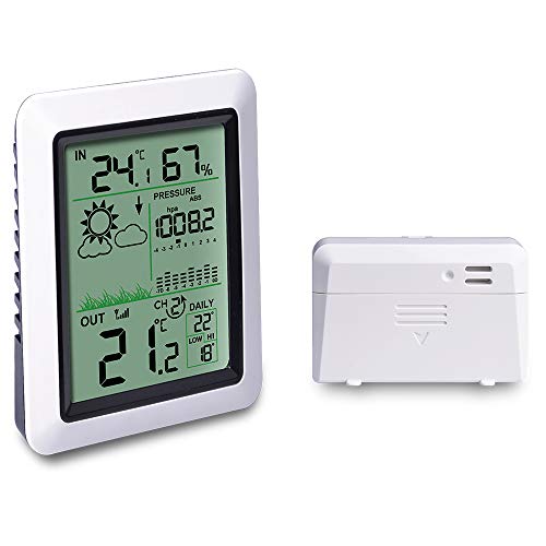 ECOWITT WH0310 Wireless Weather Station Digital Indoor Thermometer Hygrometer Humidity Monitor with Multi-Channel Temperature Sensor
