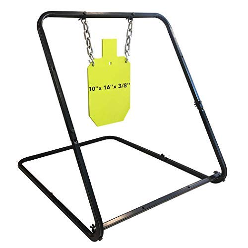 Highwild Shooting Target Stand with Chain Mounting Kit + 10'x 16'x 3/8' Torso Target