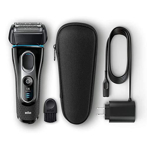 Braun Electric Razor for Men, Series 5 5145S Electric Shaver With Precision Trimmer, Rechargeable, Wet & Dry Foil Shaver & Travel Case