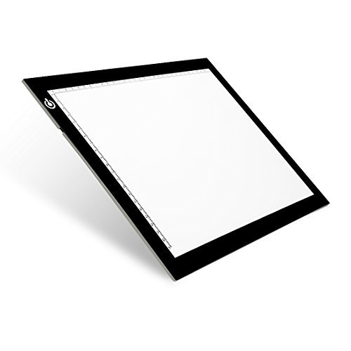 NXENTC A4 Tracing Light Pad, Ultra-Thin Tracing Light Box USB Power Artcraft Tracing Light Table for Artists, Drawing, Sketching, Animation