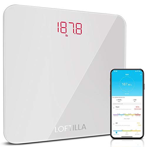 Loftilla Bathroom Scale for Body Weight BMI Scale