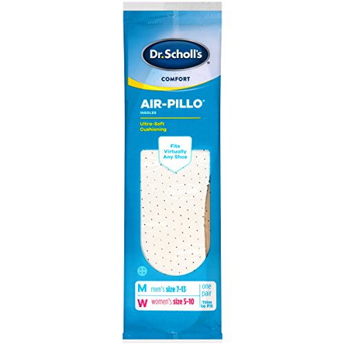 Dr. Scholls Air-Pillo Insoles Unisex (Men 7-13) (Woman 5-10) (6 Pack)