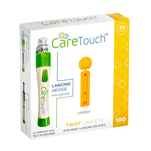 Care Touch Care Touch CTLAND100 30 Gauge Lancets and Lancing Device, Shape (Pack of 100)