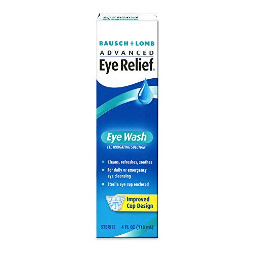 B&L Eye Wash Size Bausch & Lomb Advanced Eye Relief, Eye Wash Eye Irrigating Solution (Pack of 6)