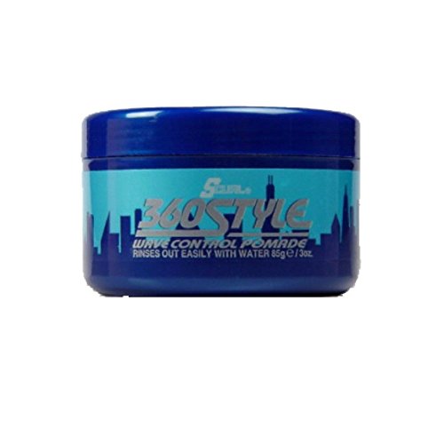 Luster's S-Curl 360 Style, Wave Control Pomade 3 oz (Pack of 12)
