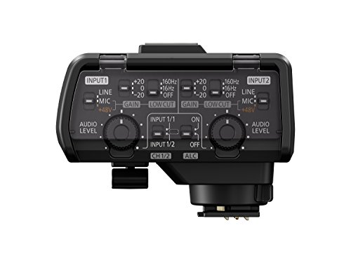 Panasonic Professional XLR Audio Video Microphone Adaptor with 2 XLR Terminals – Accessory Compatible with LUMIX GH5, GH5S, S1 and S1R Mirrorless Digital Cameras - DMW-XLR1