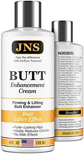 Butt Enhancement Cream - Powerful Butt Enlargement Cream - Made in USA - Firming & Lifting Effect - Hip Lift Up Formula for Fuller Bigger Butt - Natural Buttock Enhancement without Butt Injections