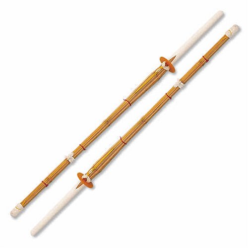 Set of 2 47' Kendo Shinai Bamboo Practice Sword Katana