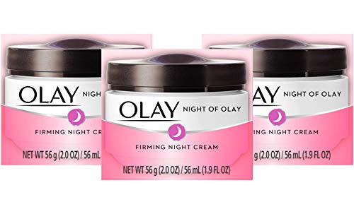 Night Cream by Olay Night Firming Cream 1.9 Ounce (56ml) (3 Pack) (Packaging may vary)
