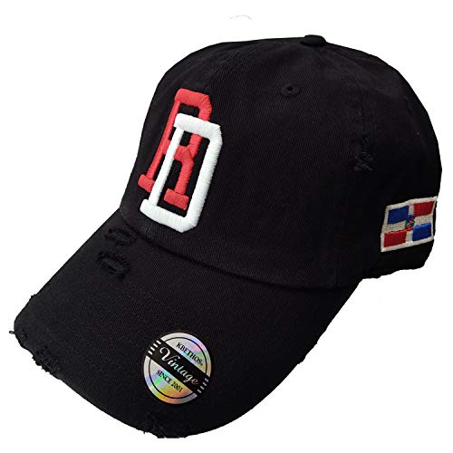 Vintage Adjustable Cap Dominican Republic - RD (Black/Normal)