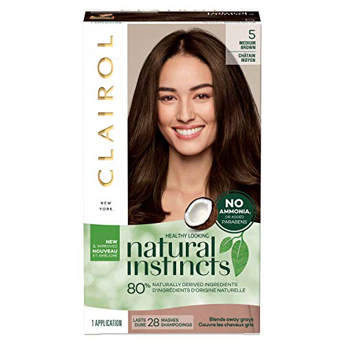 Clairol Natural Instincts Semi-Permanent, 5 Medium Brown, Hazelnut, 1 Count