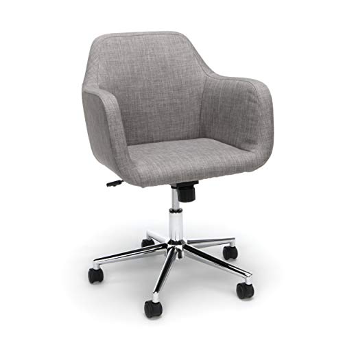 OFM ESS Collection Upholstered Home Office Desk Chair, in Grey (ESS-2085-GRY)