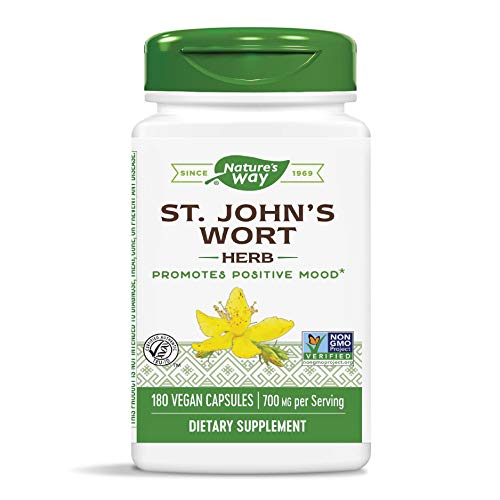 Nature's Way Premium Herbal St. John’s Wort Herb, 700 mg per serving, 180 Capsules