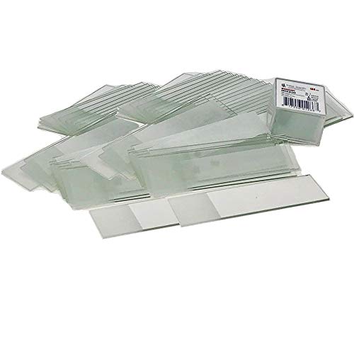 Frosted Microscope Slides and Cover Slip Set, Ground Edges, 90 Corners, 3x1, Karter Scientific (Pack of 72)