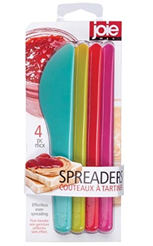 MSC International MS International 39853 Joie Spreaders, Assorted Colors, Set of 4,