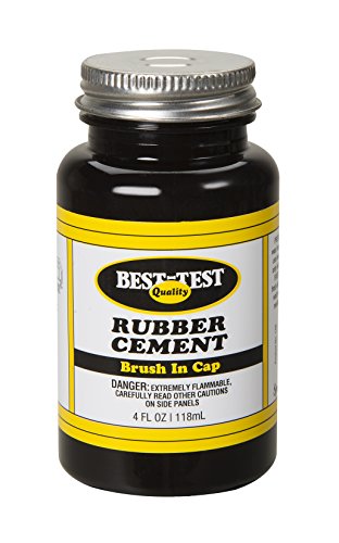 Best-Test Rubber Cement 4OZ Jar