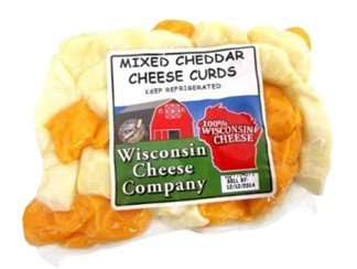 Wisconsin Cheese Company - Fresh Healthy Famous Mixed Cheese Curd Snacks. (2ct-10oz. packs) Mixed Cheese.