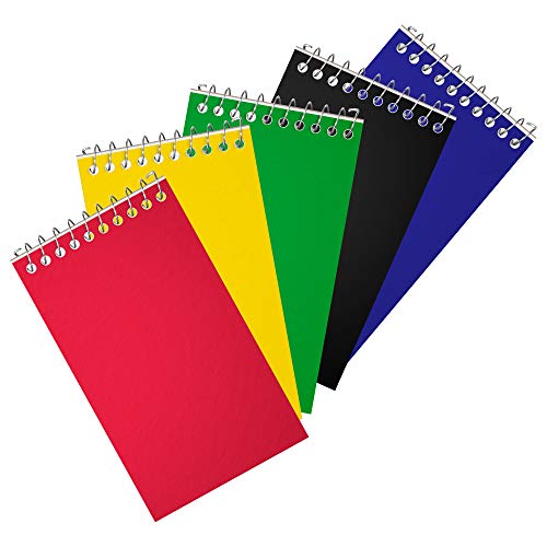 Staples Top Bound Memo Books, 3' x 5', 5/Pack (11491)