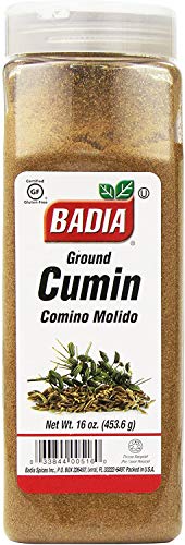 Badia Spices inc Spice, Cumin Seed Ground, 16-Ounce, Yellow Multi (087881)