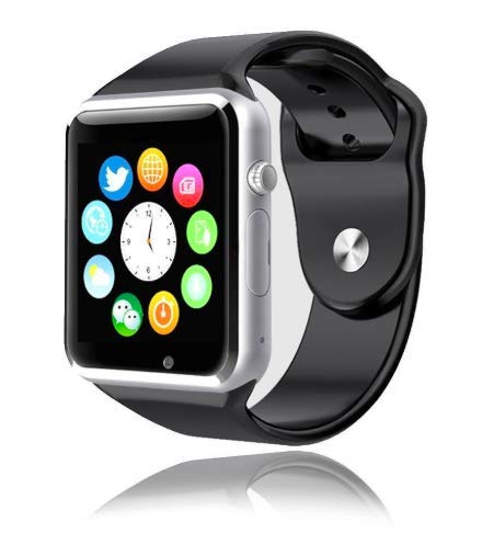 Style Asia Touch Screen Bluetooth Enabled Smart Watch, Camera, Music, Fitness Tracker and Pedometer, Black Matte Finish, Compatible to All Android and iOS Mobile Phones
