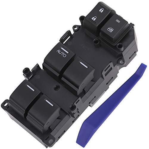 Driver Side Power Window Switch, Compatible with Honda Accord 2008-2012, Replaces 35750-TB0-H01, 35750-TBD-H13, 35750-TA0-A02