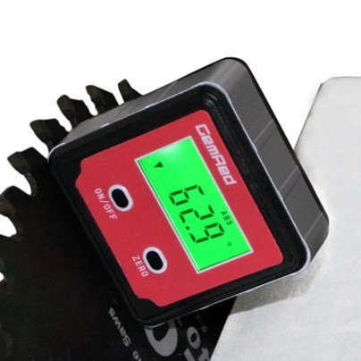 GemRed 82412 Mini Digital Level Angle Gauge Angle Finder Protractor Inclinometer Aluminum Framework with Magnet