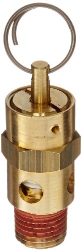 Control Devices ST Series Brass ASME Safety Valve, 150 psi Set Pressure, 1/4' Male NPT