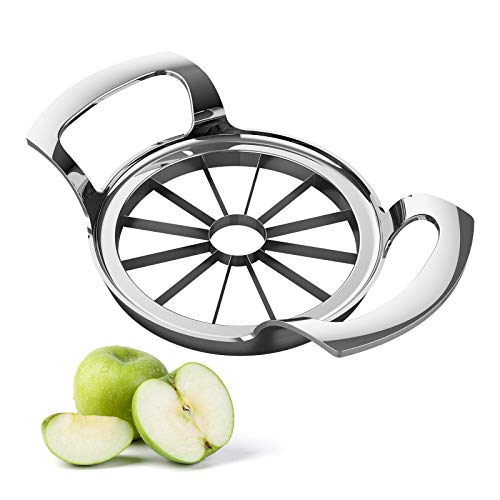 CAICO-X Apple Slicer, 12-Blade Stainless Steel Apple Cutter, Sturdy and Sharp