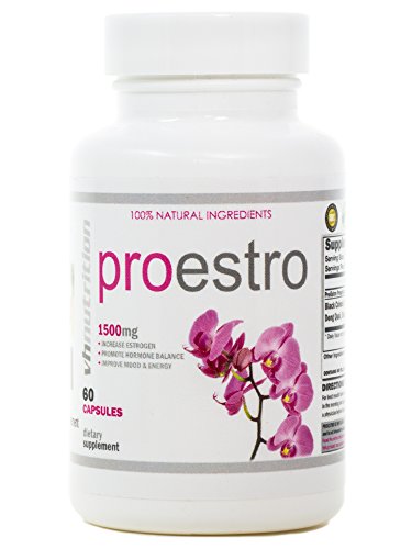 ProEstro Estrogen Pills for Women | Female Hormone Balance Supplement | Fertility to Menopause Mood and Energy Support | VH Nutrition | 30 Day Supply